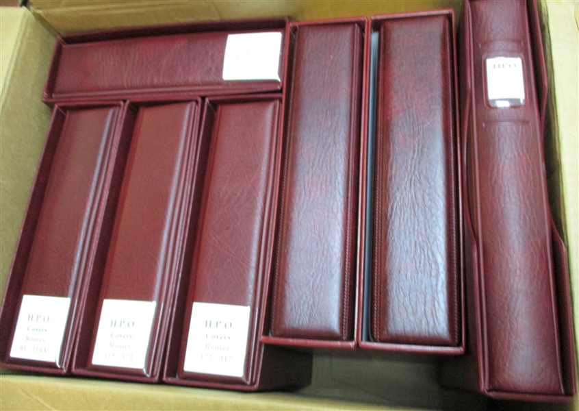 Huge Highway Post Office Collection in 7 Lindner Albums (Est $ 400-500)