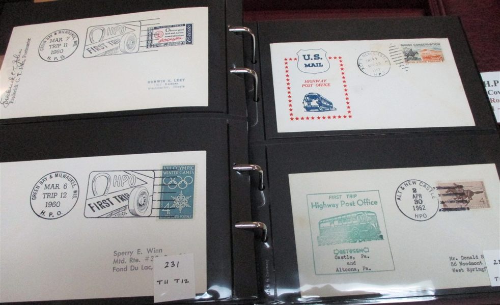Huge Highway Post Office Collection in 7 Lindner Albums (Est $ 400-500)
