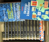 2018 Scott Catalogs, 12 Volume Set, Barely Used plus other Books - OFFICE PICKUP ONLY!