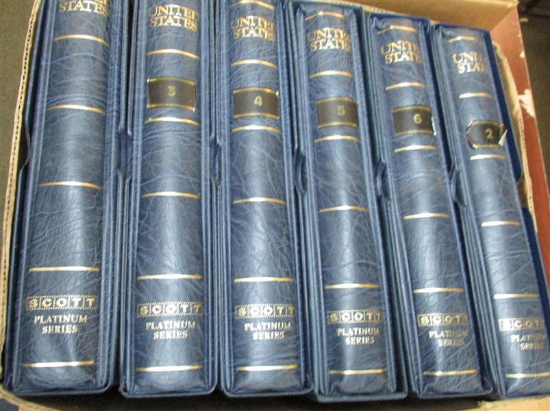USA Scott Platinum Collection, 6 Volumes to 1995 (Est $400-600)
