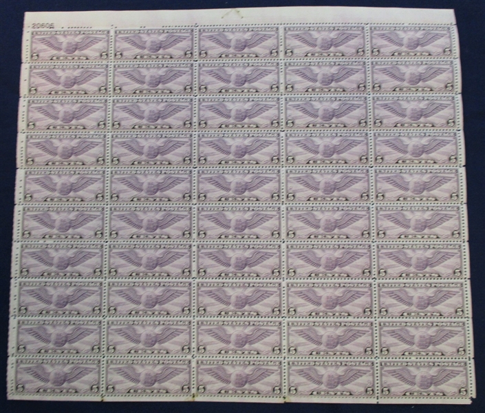 USA Scott C16-17, C19 Mint Full Sheets of 50 (Est $200-300)