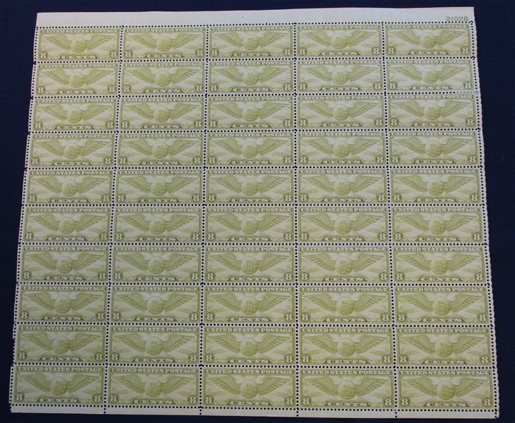 USA Scott C16-17, C19 Mint Full Sheets of 50 (Est $200-300)