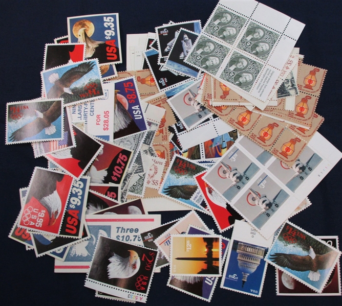 USA High Value Postage Lot (Face $1081)