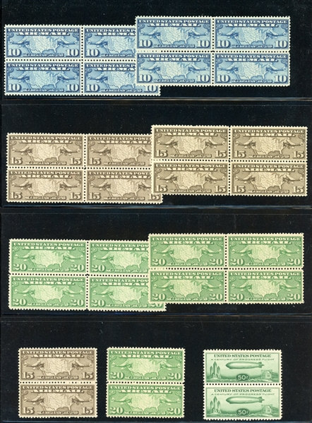 USA Airmail Mostly Mint Accumulation (Est $200-250) 