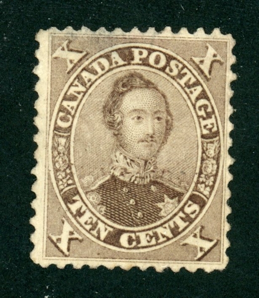 Canada Scott 16 Used Fine, Thin, Rare Stamp (SCV $6500)
