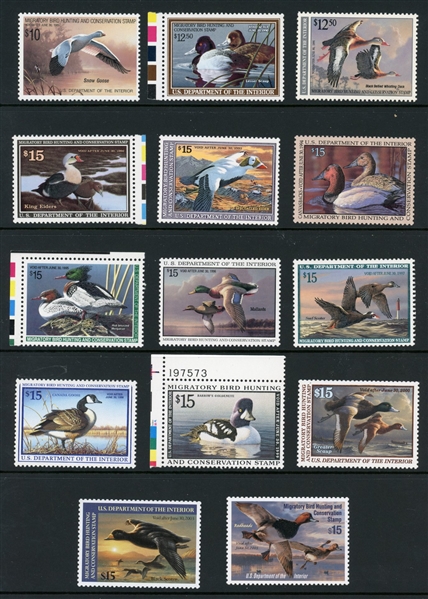 USA MNH Duck Stamps, Scott RW39//RW71 (Face $300)