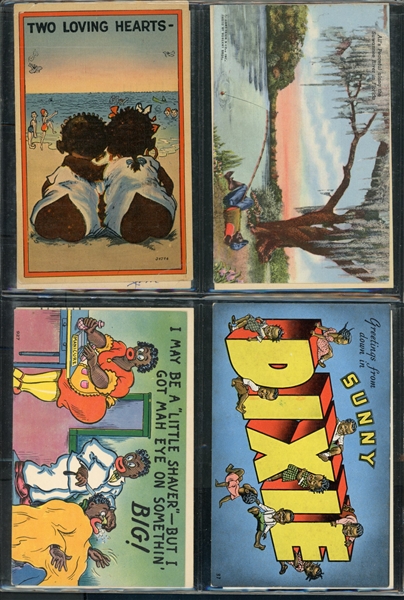 Black Americana Postcard Lot (Est $200-250)