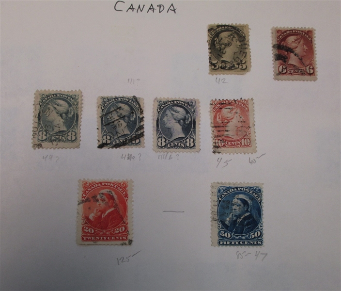 Canada Mostly Used Collection with Several Better (Est $150-200)