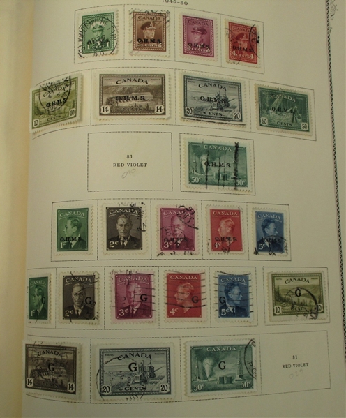 Canada Used Collection in Scott Specialty Album to 1980's (Est $1000-1500)