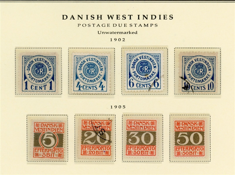 Danish West Indies Complete Unused/Used Collection (Est $400-500)
