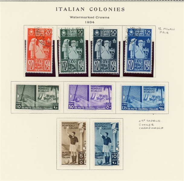 Italian Colonies General Issue Complete Collection (SCV $1717)