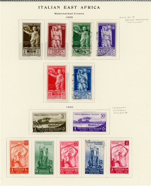 Italian East Africa Complete Collection (SCV $617)
