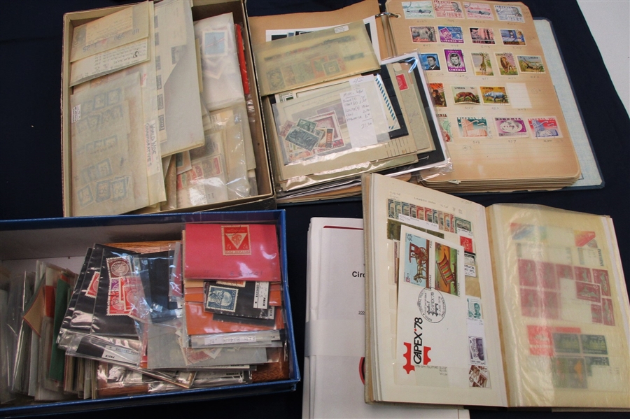 Medium Box Holding 1000's of Foreign Stamps/Covers (Est $250-300)