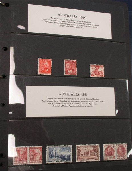 Australia MNH Collection on Black Stockpages (Est $90-120)