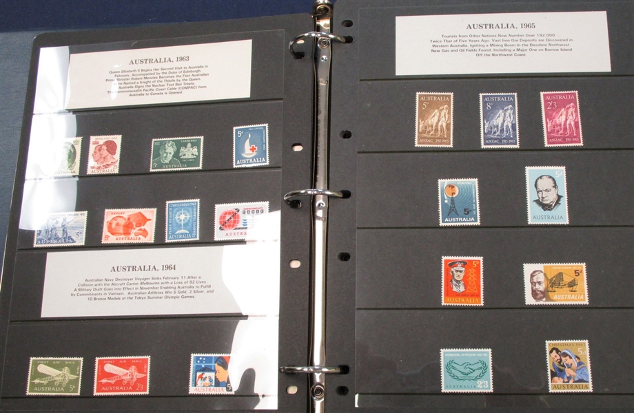 Australia MNH Collection on Black Stockpages (Est $90-120)
