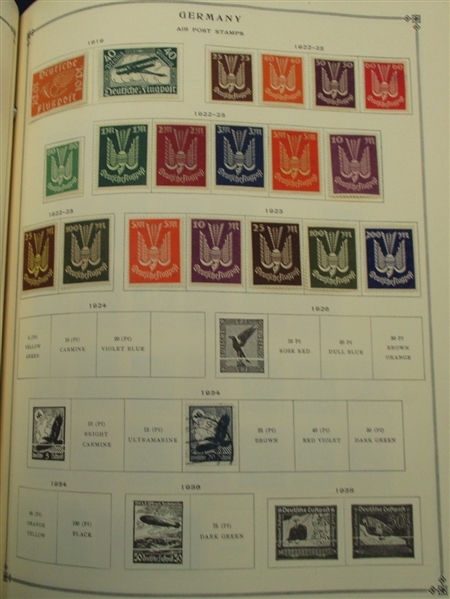 Scott International Volume 1 – Like New with Stamps (Est $75-150)