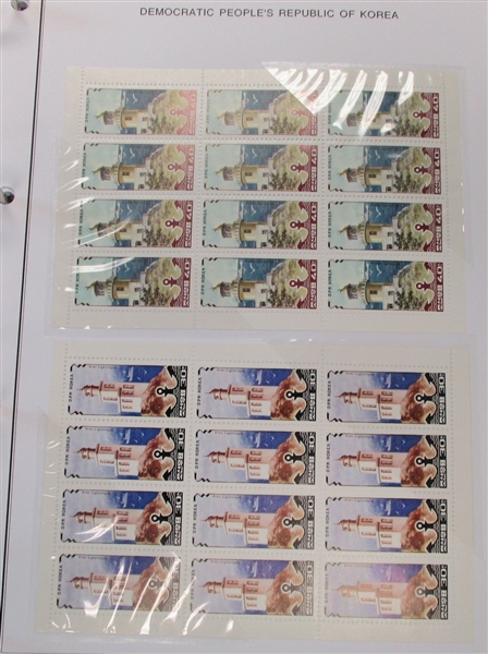 North Korea Collection 1969-1988 Mostly Unused (Est $400-600)