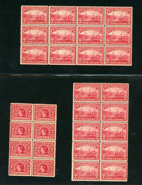 USA MNH Pre-1920 Mostly Commemorative Multiples (SCV $4668) 