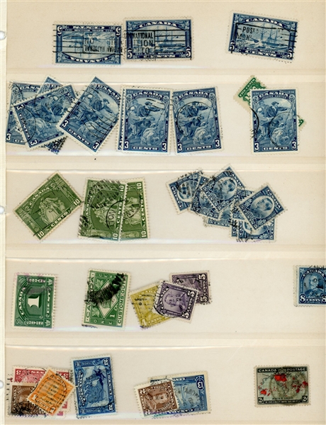 Canada Mostly Used on Stockpages -Small Queens to 1930's (Est $100-200)