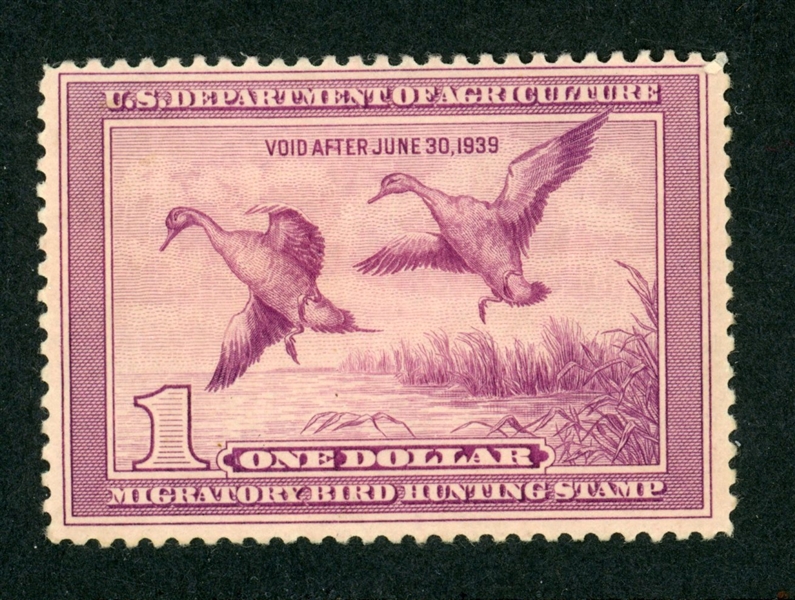 USA Scott RW5 MNH F-VF, 1938 Duck Stamp (SCV $475)