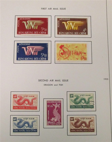 Vietnam Collection on K-Line Pages to 1975 (Est $250-350)