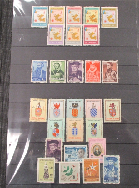 Portugal and Colonies Unused Singles and Sets (Est $350-400)