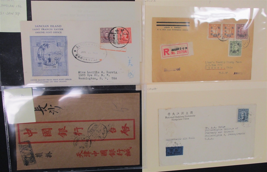 China Group of 20 Covers/Cards (Est $300-400)