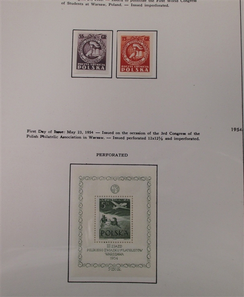 Poland Nice Airmail and Offices Mint Collection (Est $450-600)
