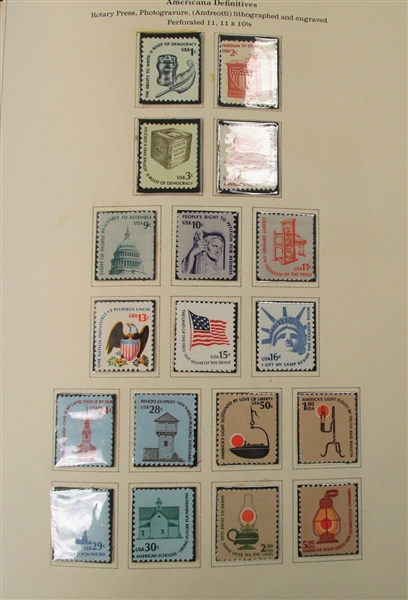 USA Mint Collection in Scott National to 1980 (Est $300-450)