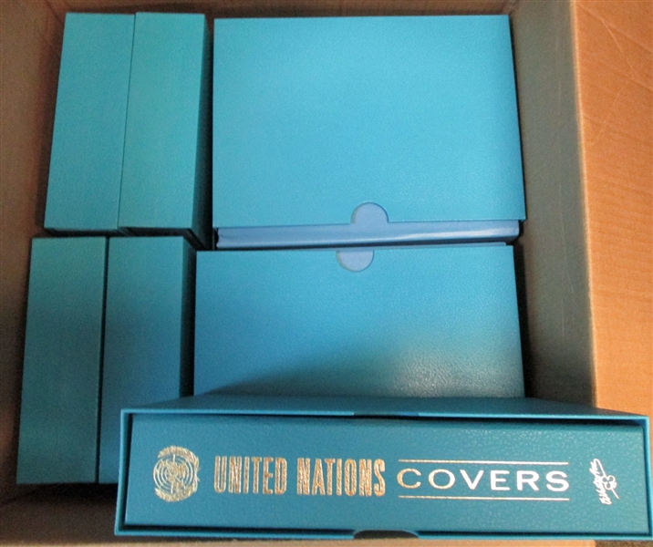 United Nations FDC Extravaganza - 14 Albums - OFFICE PICKUP ONLY!