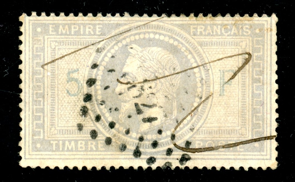 France Scott 37 Used, Fine, with Small Faults (SCV $750)