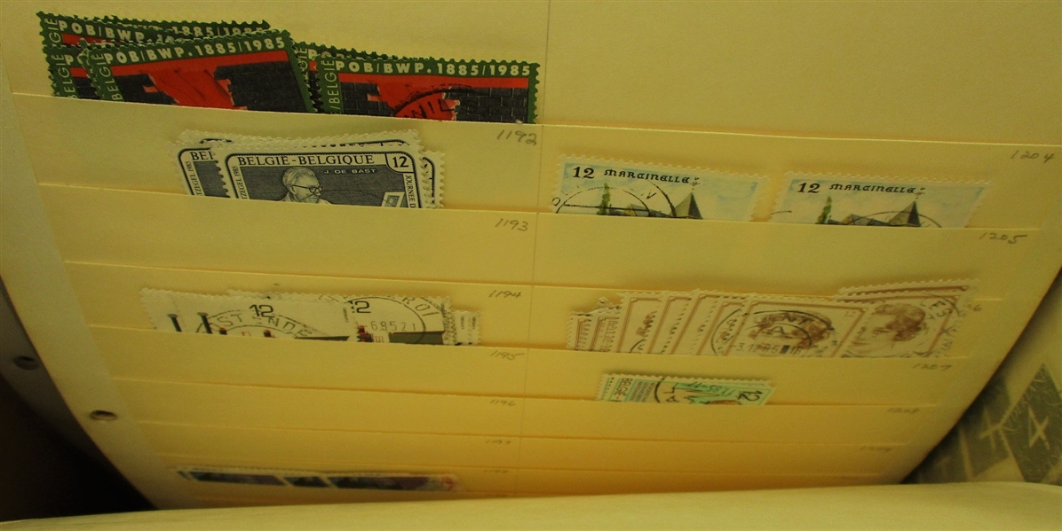 Large Box Filled with 1000's of Stamps (Est $200-400)