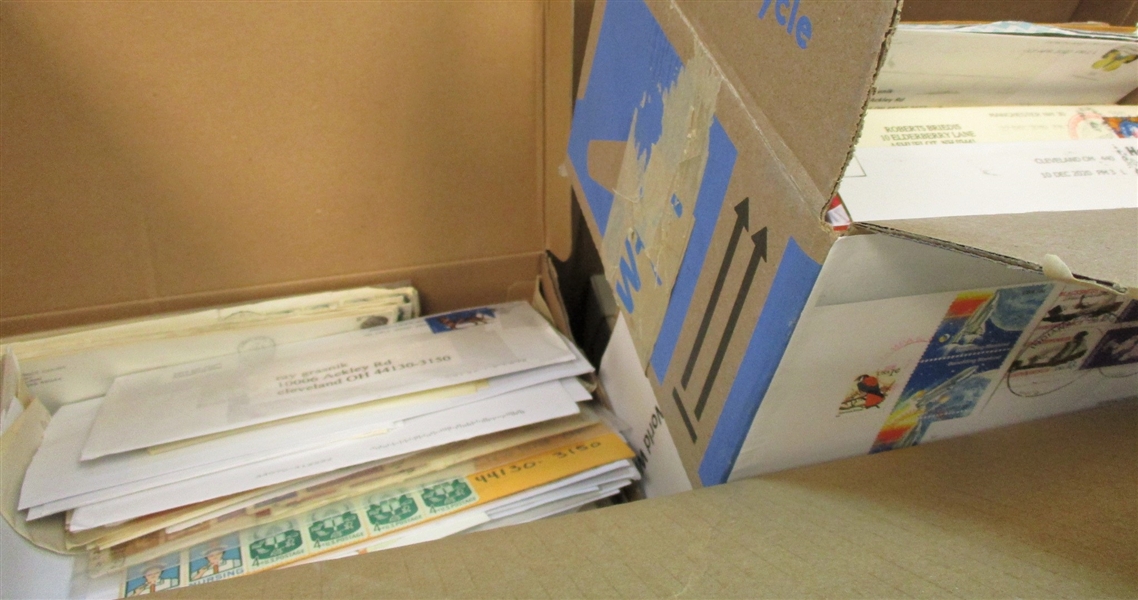 Super Large Box with USA/Foreign Stamps and Covers - OFFICE PICKUP ONLY!