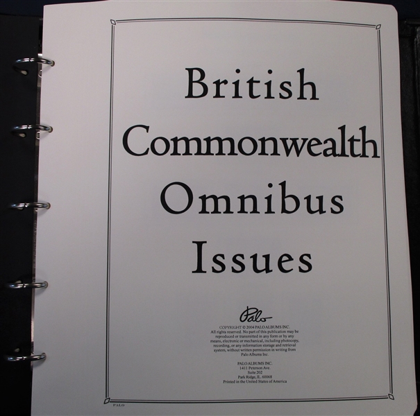 Beautiful British Omnibus Collection to 1978 in 2 Palo Albums (SCV $5700)
