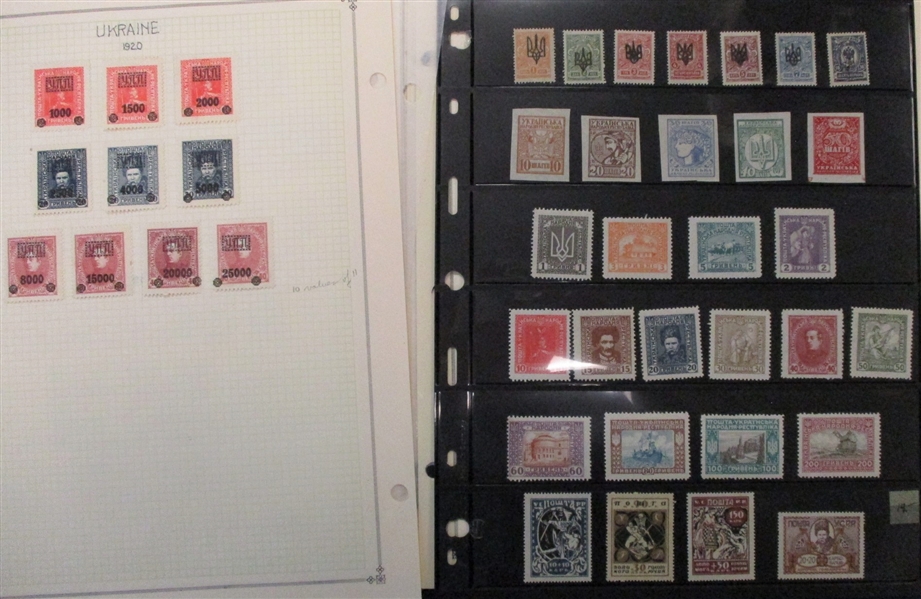T through V Countries - Clean Unused/Used Stamp Collection to 1940 (Est $350-400)