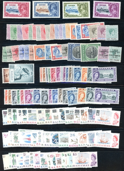 Bahamas All Different Mint Complete Sets (SCV $621)