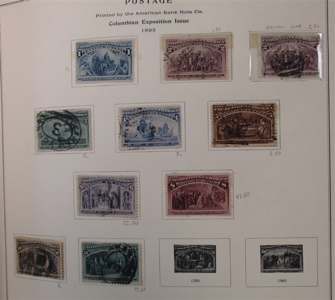 USA Collection in Scott National Album to 1964 (Est $4000-5000)