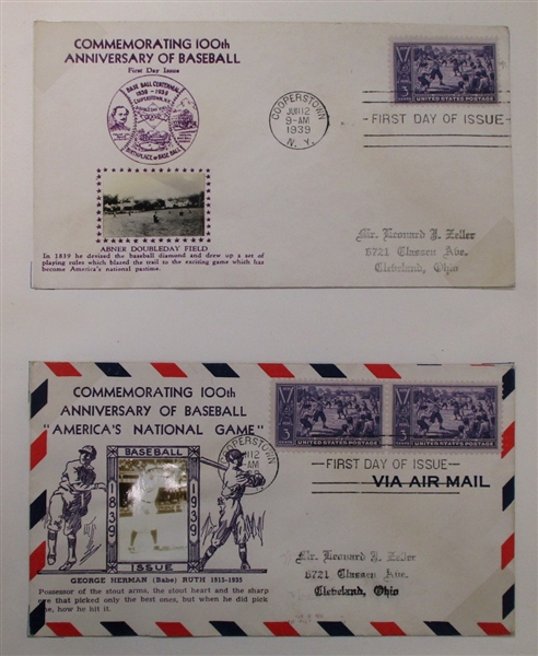 First Day Cover Collection - 13 Binders, 1927-1976 (Est $500-600)