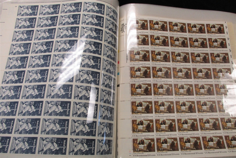Large Sheet Album Loaded with MNH, 20c to 22c Values (Face $2300+)
