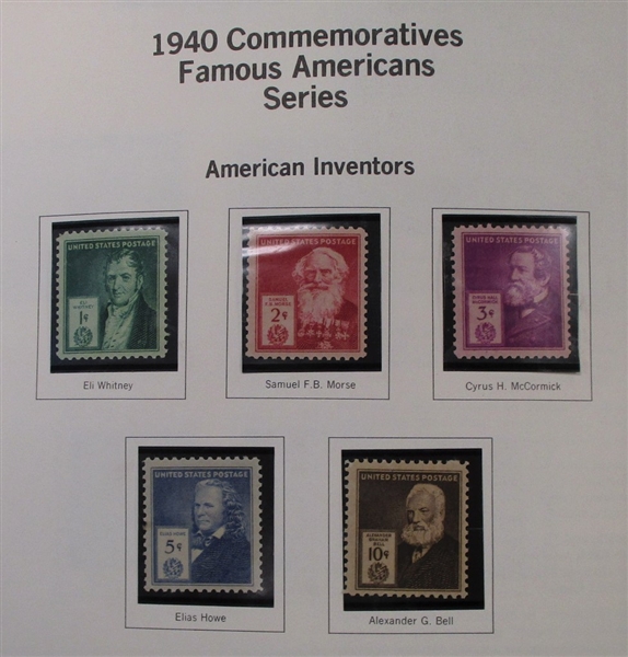 USA Mint Commemorative Collection in Heritage Album, 1935-1994 (Est $200-250)