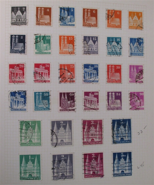 Germany Used Collection in Elbe, 1868-1980 (Est $250-300)