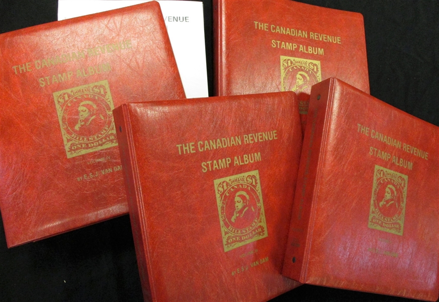 The Canada Revenue Album, Pages and Binders - New! (Est $200-300)