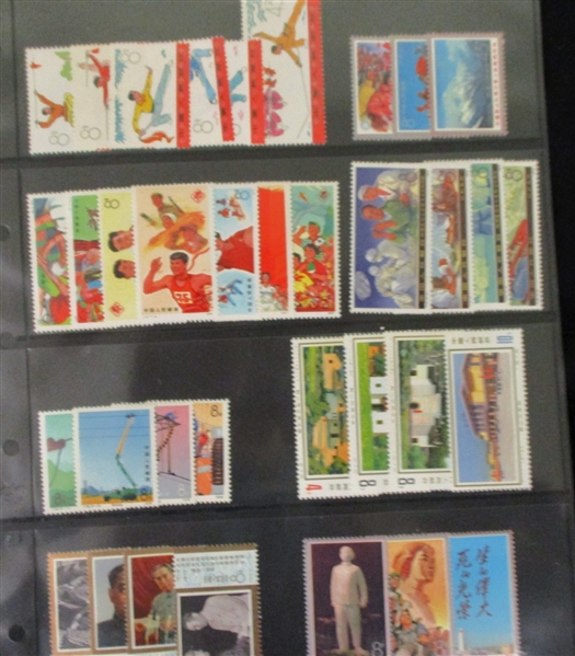 People's Republic of China MNH Complete Sets (SCV $2600+)
