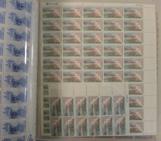 USA Mint Sheet Album Loaded with Mostly 5c-6c Sheets (Face $300+)