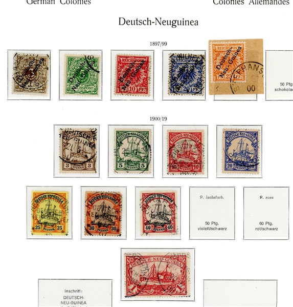 German New Guinea Parallel Mint and Used Collection (SCV $342)