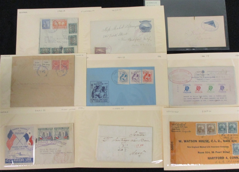 Foreign Cover Lot, Nice Variety, Different Time Periods (Est $90-120)