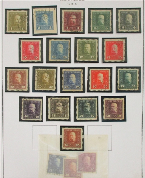 Austria Military Stamp Collection (Est $150-200)