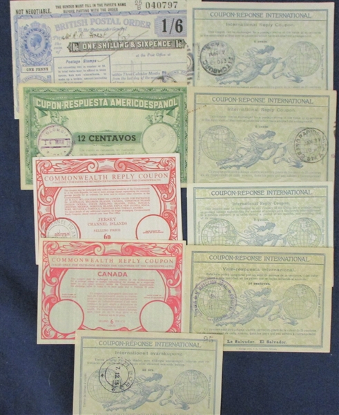 International Reply Coupons - General Foreign (Est $125-150)