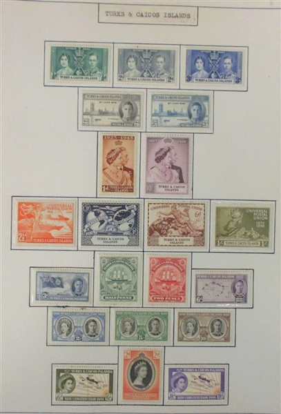 Turks and Caicos Mostly Mint Collection to 1979 (Est $250-350)