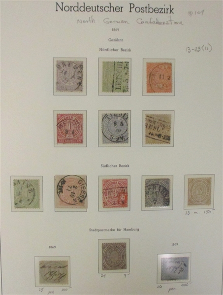 Fabulous German States Collection - Many Better Throughout! (Est $2000-2500))